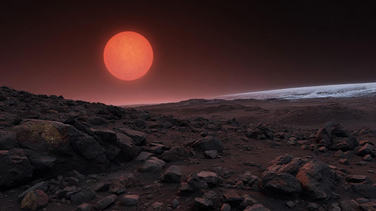 Artist’s impression of GJ 1002 b: VIEW 1 · ON THE SURFACE