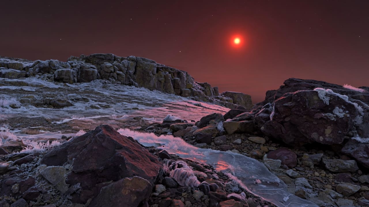 Artist’s impression of GJ 251 c: VIEW 1 · ON THE SURFACE