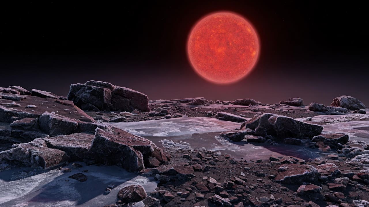 Artist’s impression of GJ 682 b: VIEW 1 · ON THE SURFACE