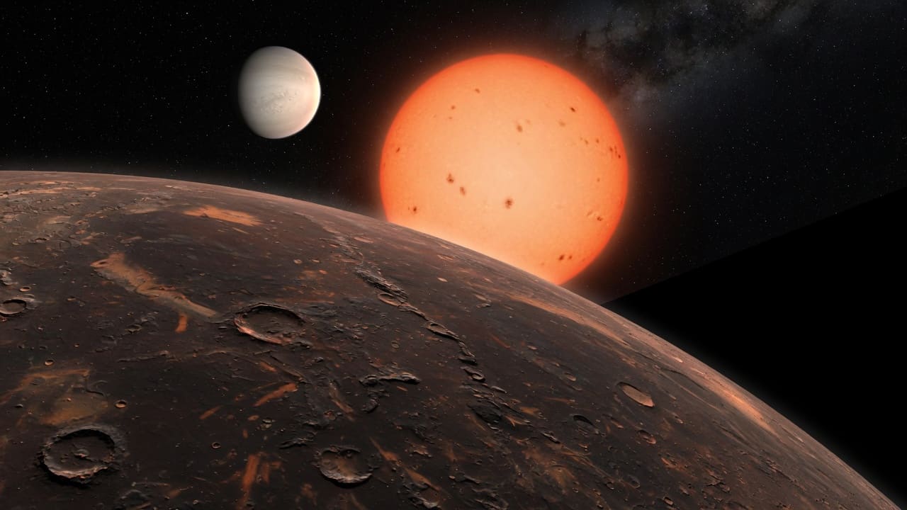 Artist’s impression of K2-239 d: VIEW 2 · FROM ABOVE