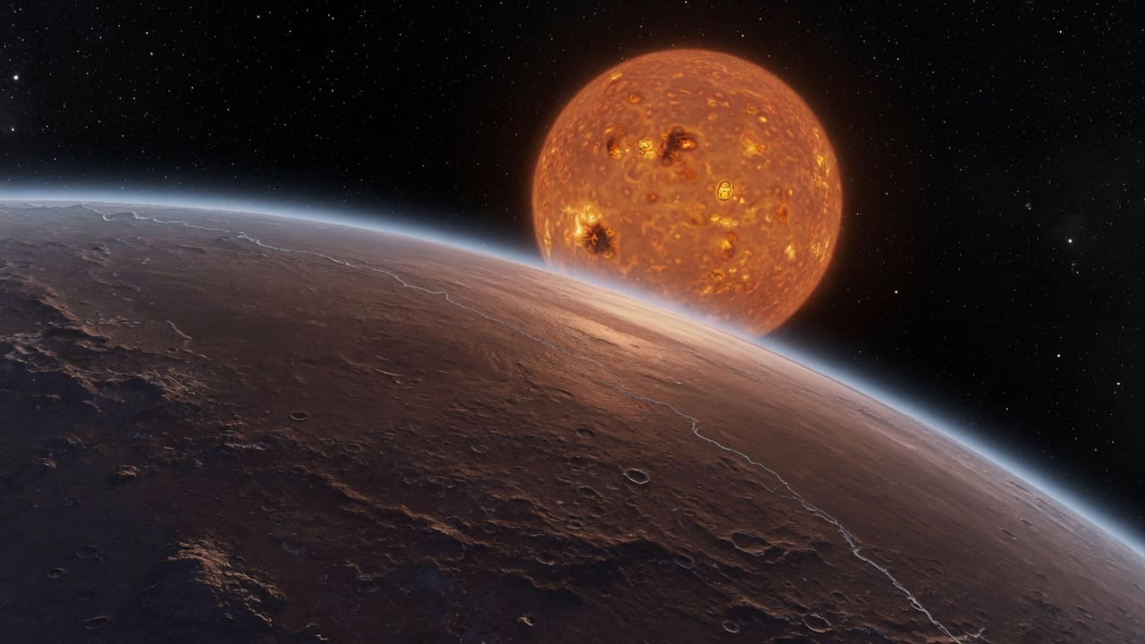 Artist’s impression of K2-72 e: VIEW 2 · FROM ABOVE