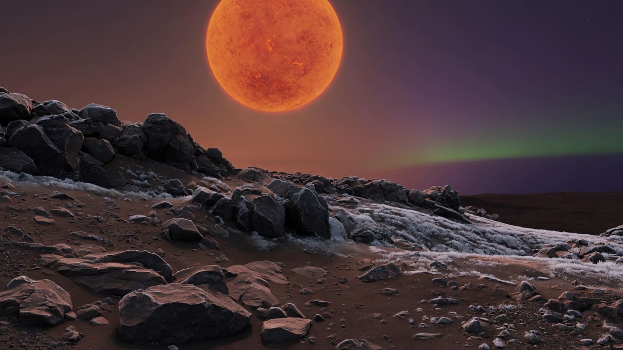 Artist’s impression of Kepler-1652 b: VIEW 1 · ON THE SURFACE