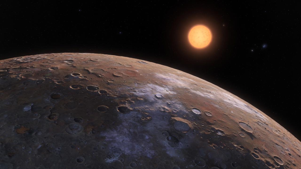 Artist’s impression of Kepler-442 b: VIEW 2 · FROM ABOVE