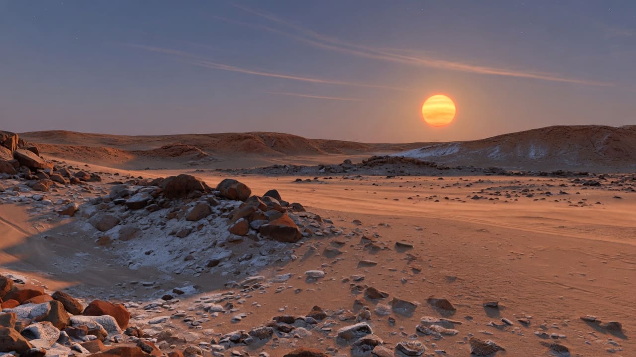 Artist’s impression of Kepler-442 b: VIEW 1 · ON THE SURFACE