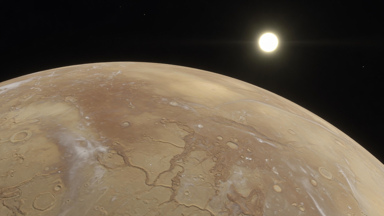 Artist’s impression of Kepler-62 e: VIEW 2 · FROM ABOVE