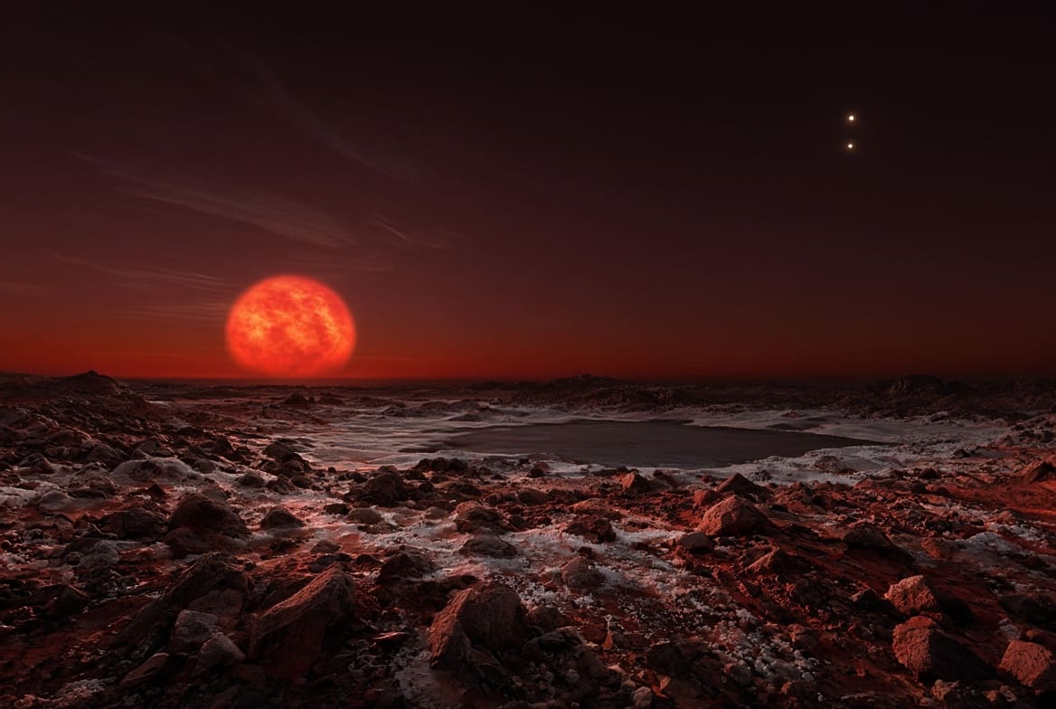 Artist’s impression of Proxima Cen b: VIEW 3 · LANDSCAPE
