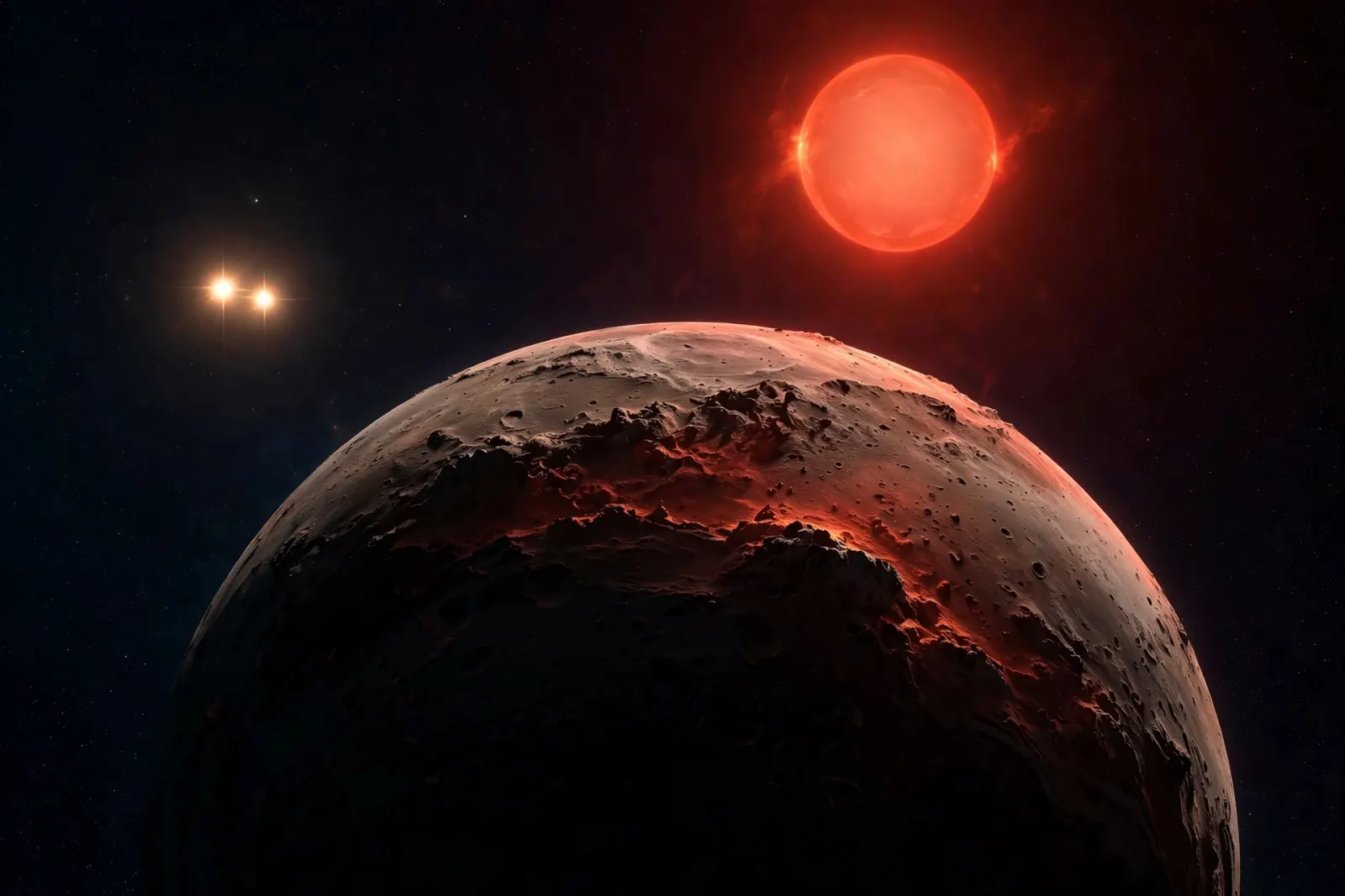 Artist’s impression of Proxima Cen b: VIEW 2 · VIEW 2