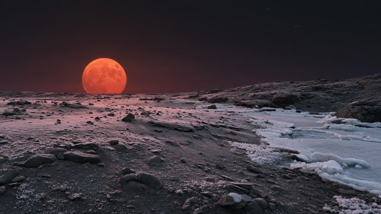 Artist’s impression of Teegarden's Star c: VIEW 1 · ON THE SURFACE