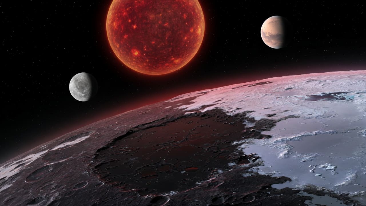 Artist’s impression of TRAPPIST-1 e: VIEW 2 · FROM ABOVE