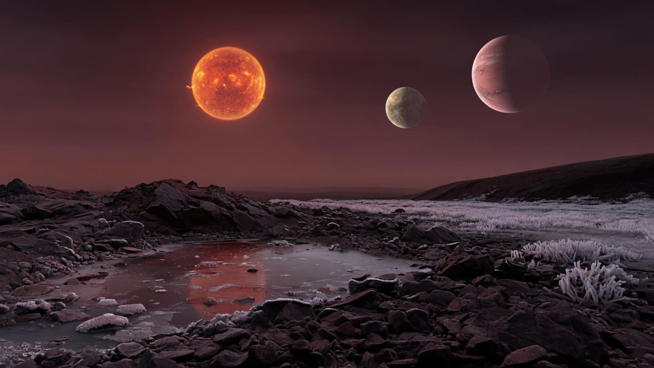 Artist’s impression of TRAPPIST-1 e: VIEW 1 · ON THE SURFACE