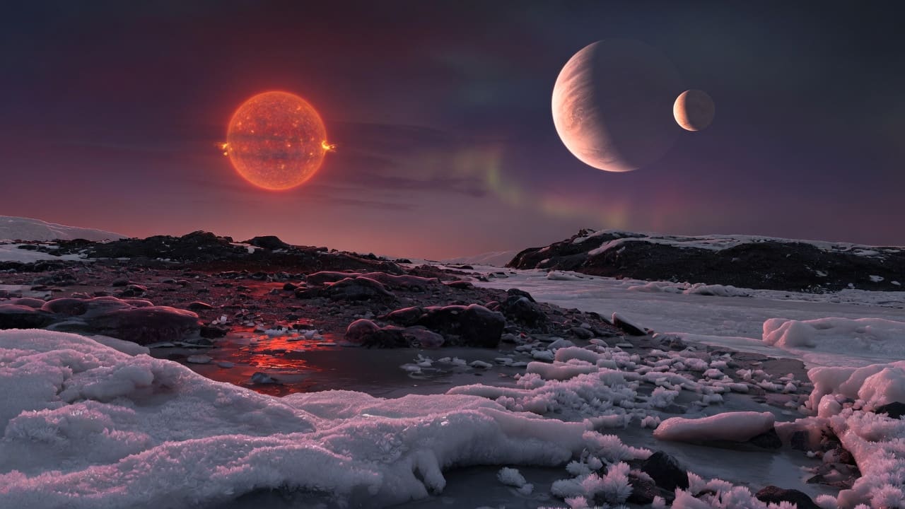 Artist’s impression of TRAPPIST-1 f: VIEW 1 · ON THE SURFACE